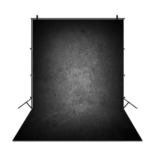 5x7 FT Dark Grey Photo Backdrop Black Gray Men Women Kids Photography Background Banner Decorations Polyester Supplies - size: 5 x 7 FT