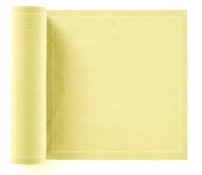 MY DRAP Cotton Luncheon Napkin, Pine Cone, 12 Units per roll - color: Pastel Yellow