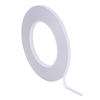 EBOOT Double Sided Adhesive Tape (55 Yards) for Gifts, Photos, Documents, Wallpaper, Scrapbooking, Crafts, Ribbon, Cards and Boxes (1/4 Inch) - size: 1/ 4 Inch