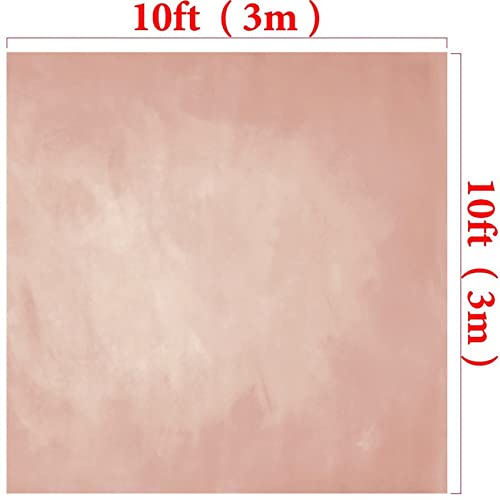 Kate 10x10ft/3x3m Photo Backdrops Photographers Retro Solid Light Pink Background Photography Props Studio Digital Printed Backdrop - color: Pink, size: 10x10ft