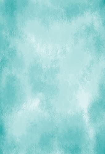 5x7ft Aqua Abstract Solid Photography Backdrops Gradient Portrait Photo Booth Background for Photographyer - color: TT-S0311, size: 5x7ft