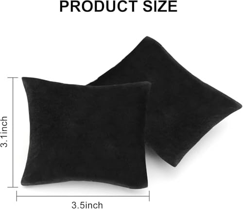 3 pcs Black Velvet Bracelet Watch Pillow Jewelry Displays 3 inch Bracelet Bangle Watch Display Holder