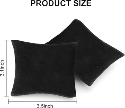 3 pcs Black Velvet Bracelet Watch Pillow Jewelry Displays 3 inch Bracelet Bangle Watch Display Holder