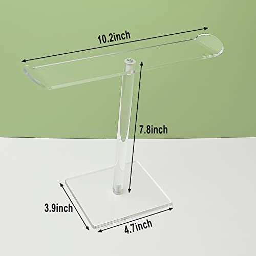 Acrylic Headband Holder, Hair Accessories Organizer Clear Stand for Girls - style: 1 Tier