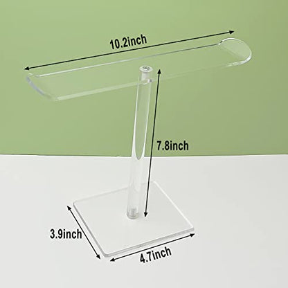 Acrylic Headband Holder, Hair Accessories Organizer Clear Stand for Girls - style: 1 Tier