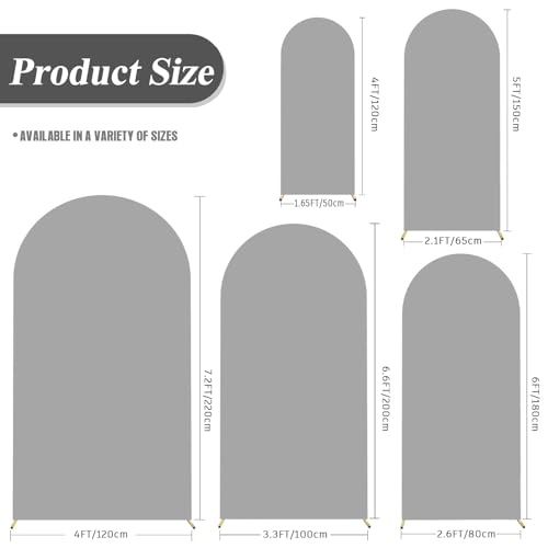 Merry Christmas Arch Backdrop Stand Cover 7.2ft Red Arch Wall Backdrop Christmas Day Round Top Cover Spandex Fabric 2-Sided for Winter Party Xmas Family Holiday Photo - color: Christmas1, size: 7.2FT