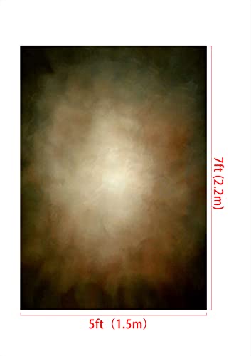 Kate Abstract Photography Backdrops Portrait Phoro Backdrops for Headshot Brown Portrait Photography Studio Props, 5x7ft - size: 5x7ft
