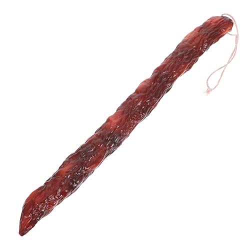 Fake Sausage Prop for Food Photography, Red Molded Cured Meat Model, Asian Delicacy Styling Prop for Restaurant Shop Layout Photography