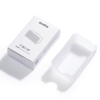 Godox IT30-DF Flash Diffuser for Godox iT30 Pro Mini Camera Flash, Such as iT30Pro-S iT30Pro-C iT30Pro-N iT30Pro-F iT30Pro-O, White Diffuser Softens Harsh Shadows, Bring a Softer Effect
