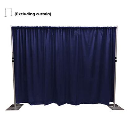 Pipe and Drape Adjustable Uprights, Crossbars,Bases & Hangers - Drape Systems for Backdrops, Trade Shows, Events, Photo Booths and Decorations by CITNAMOR ((4'-10') Tall x 10' Wide Kit) - size: 4-10' Tall x 10' Wide Kit