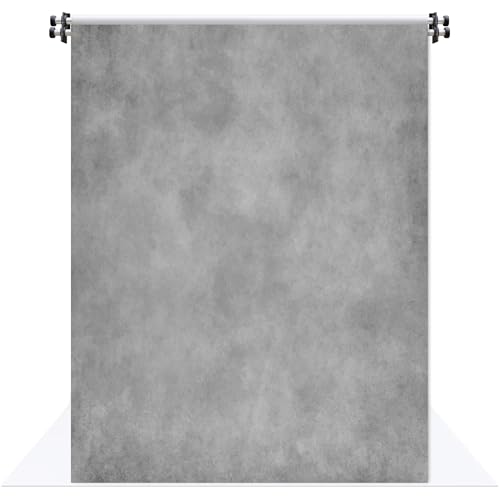 8X10FT Abstract Light Grey Portrait Photography Backdrops with Pocket on Top for Professional Photo Studio Booth Props - color: Light Grey, size: 8’x10‘