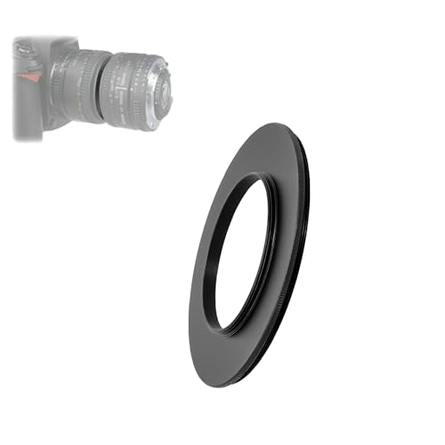 Aluminum Male to Male Lens Adapter Ring for Macro Photography 49-49mm, 49-52mm, 49-55mm, 49-58mm, 49-62mm, 49-67mm, 49-77mm, 49-82mm (49-77mm) - size: 49-77mm