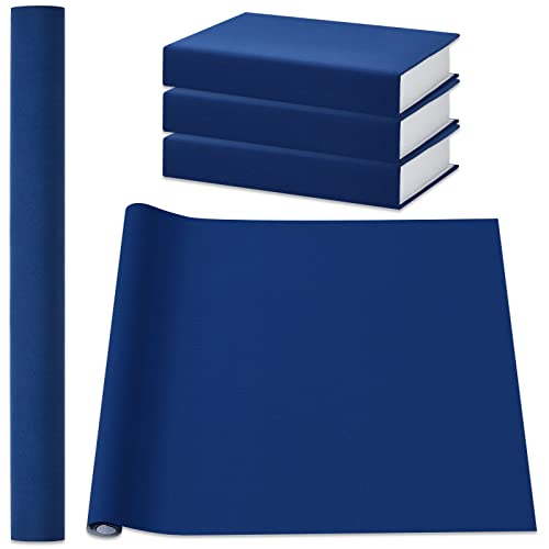 PerKoop Book Cloth for Book Binding 40 x 16 Inch Fabric Surface Paper Backed Bookcover Archival European Durable Strong Bookbinding Supplies Cover Books Album Scrapbooking (Dark Blue) - color: Dark Blue