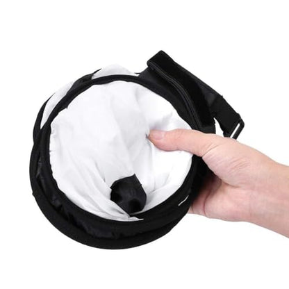 Softbox Diffuser, 42x16cm Foldable Ring Speedlite Flash Diffuser Macro Shoot Round Softbox with Storage Bag for Camera Flash Light