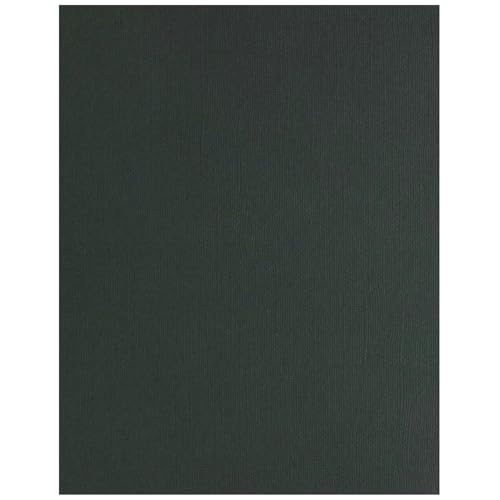 PA Paper Accents Textured Cardstock 8.5" x 11" Dark Gray, 73lb colored cardstock paper for card making, scrapbooking, printing, quilling and crafts, 25 piece pack - color: Dark Gray