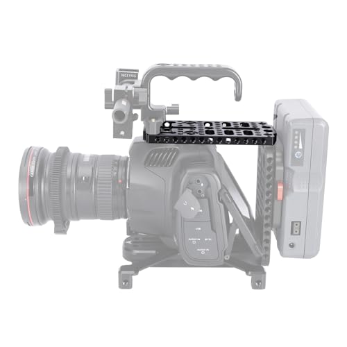 NICEYRIG Universal Cheese Plate Cinema Camera Mounting Cheeseplate Applicable for Sony FX3/FX30, BMPCC 6K Pro, URSA Mini, DSLR Cage Rig [Version 3] - 578