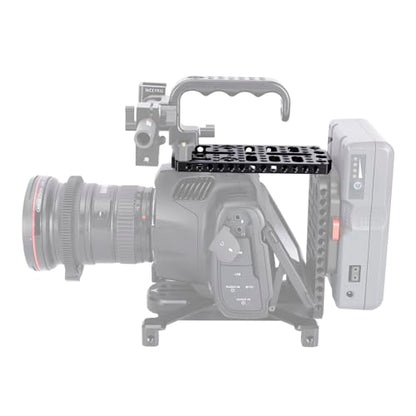 NICEYRIG Universal Cheese Plate Cinema Camera Mounting Cheeseplate Applicable for Sony FX3/FX30, BMPCC 6K Pro, URSA Mini, DSLR Cage Rig [Version 3] - 578