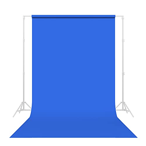 Savage Seamless Paper Photography Backdrop - Color #58 Studio Blue, Size 86 Inches Wide x 36 Feet Long, Backdrop for YouTube Videos, Streaming, Interviews and Portraits - Made in USA - size: 86 in x 36 ft