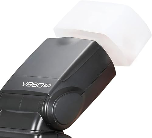 Flash Diffuser for Speedlight, Compatible with Canon 560 565EX 580EX and with Godox V860 TT600 - Speedlight, Camera Flash, Compatible with Canon and Godox Flash Diffuser
