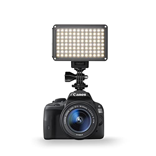 GVM Bicolor Camera Light, Portable LED Video Light with Rechargeable Battery & Magnetic Soft Light Panel, Photography Lighting for All SLR Cameras Nikon, Canon, Sony, Pentax, Panasonic and Tripods