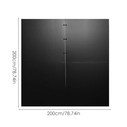 Double Sided Black & White Photography Reflector 39x39 Inch – Portable Cardboard Light Diffuser for Still Life, Product, Food & Portrait Photo Studio Lighting