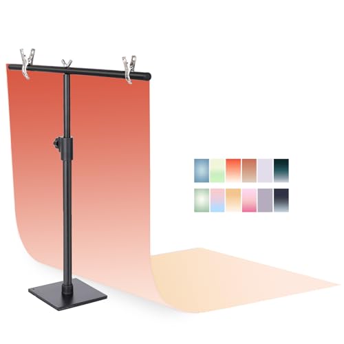 Yoocheese Photography Backdrop Product Photo Background: Small Size Paper Backdrops kit for Tabletop Food Jewelry Mini Items Pictures Photoshoot.(Gradient Color 6pcs/12pattern 22x34inch) - color: Gradient 6pcs/12color