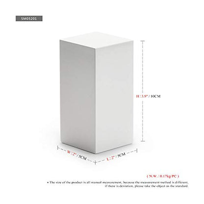 Oirlv Solid Wood Minimalism Style Jewelry Display Stand Showcase Jewelry Organizer Square Holder (SM05201) - color: SM05201