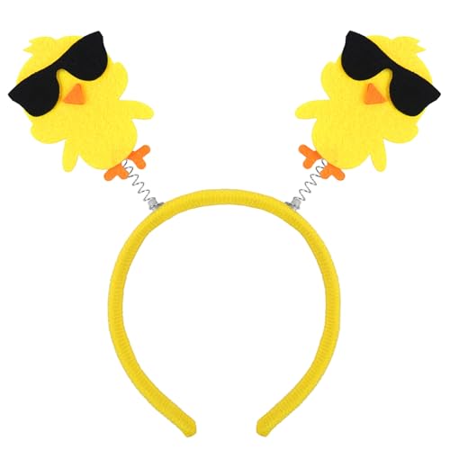Easter Headband Cute Chicks Hair Bands Yellow Chicken Headpiece Hair Accessories for Women Girls Easter Party Favor Supplies