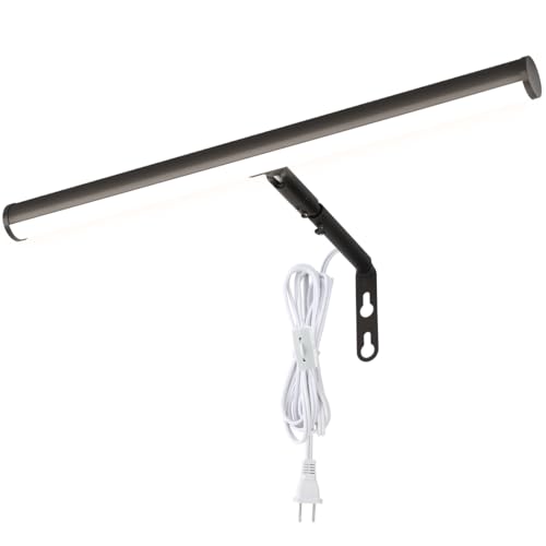 LED Picture Lights for Paintings Plug in, 14 Inch 4W Adjustable Art Light Gallery Wall Light for Display Art Work, Oil Rubbed Bronze Finish, CRI90+, 3000K Warm White, ETL Listed - color: Oil-Rubbed Bronze, size: 14 inch