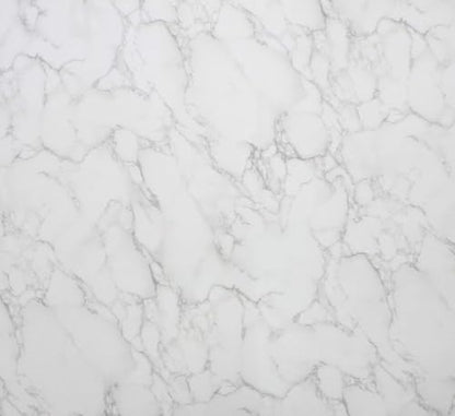VViViD Matte Carrara White Marble Natural Texture Architectural Vinyl Sheet Film Roll (48" x 50ft) - size: 48" x 50ft
