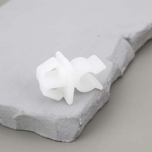 10Pcs Car Hood Prop Rod Holder Clip 24.5x15.5x14mm for 7mm Rods Compatible with VW Compatible with Toyota Compatible with Honda