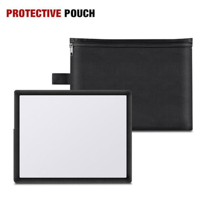REFLEX CAMERA Universal Softbox Flash Diffuser 19×23cm (7.5×9in) for DSLR Camera Speedlite | Foldable Portable Light Modifier for Flash | Soft Even Lighting with Storage Pouch - size: 19×23cm (7.5×9in)