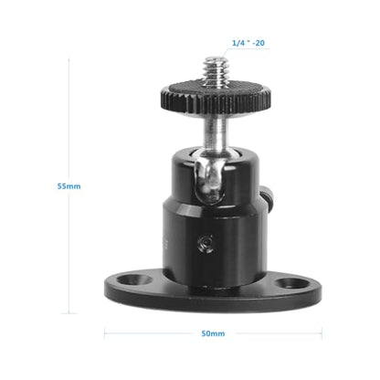 CAMVATE 1/4"-20 Mini Ball Head with Ceiling Mount for CCTV & Video Wall Monitors Mount - 1991