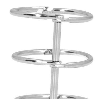 3 Ring Metal Loose Leaf Binders Stainless Steel Book Rings Photo Album Binding Spines for Notebook Travel Diary 10Pcs (30mm) - size: 30mm