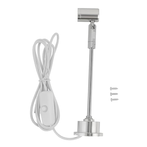 ciciglow Mini LED Spotlight, LED Jewelry Showcase Spotlight USB 5V Cabinet Lamp Adjustable Indoor Picture Lights Art Lights (White Light)