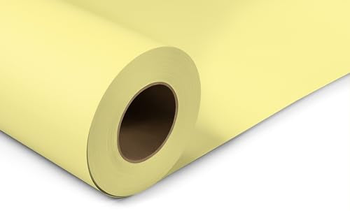 Denny Manufacturing - Seamless Paper Backdrop for Photography, Yellow Seamless Paper Roll - Lemon Yellow (53 in x 36 ft) Includes Free Roll Black Gaffer Tape (2 in x 13 ft) - color: Lemon Yellow, size: 53 in x 36 ft