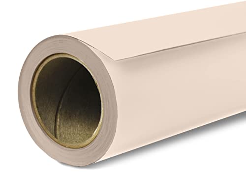 Savage Seamless Paper Photography Backdrop - Color #51 Bone, Size 26 Inches Wide x 36 Feet Long, Backdrop for Tabletop Product Photography and Crafting - Made in USA - color: Bone, size: 26 in x 36 ft