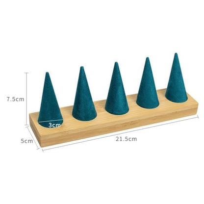 Jewelry Towers Personalized Velvet Jewelry Display Rack Light Luxury Store Mall Shooting Jewelry Display Props Storage Ornaments Jewellery Stand Display(Large) - size: Large