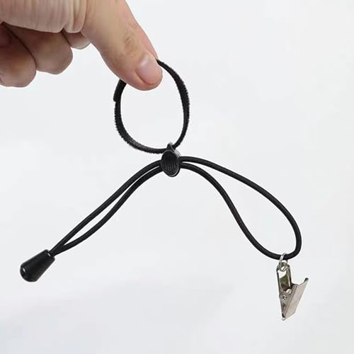 5Pcs Multipurpose Backdrop Background String Clip Holder For Photo Video Photography Studio Adjustable Elastic Background Cloth Clamps