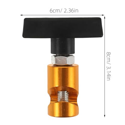 Universal Car Hood Lift Rod Holder Clamp, Hydraulic Hood Support Strut Prop, Anti-slip Gold Automotive Lift Support Tool for Engine Cover and Trunk Maintenance