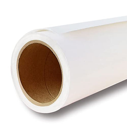 Seamless Photo Photography Background Paper Backdrop for Photoshoot, Videos, YouTube, Livestream, 107"x49.8',Snow White - color: Snow