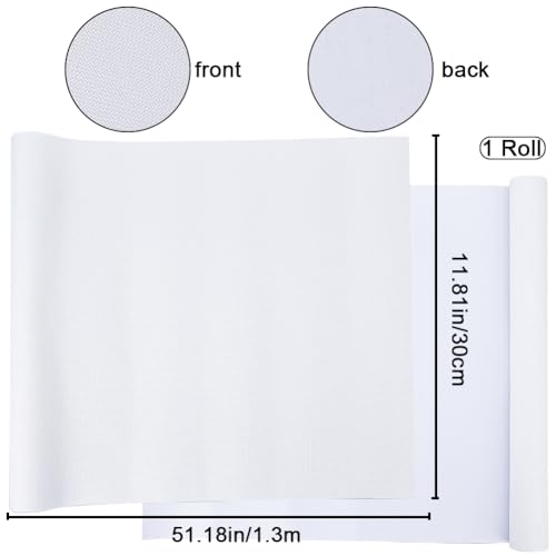 CRASPIRE 51 x 11.8inch Linen Book Cloth for Book Binding Fabric Surface Paper Backed Bookcover Album Scrapbooking Archival DIY Covering Protector Bookcloth Bookbinding Supplies Linen White - color: White