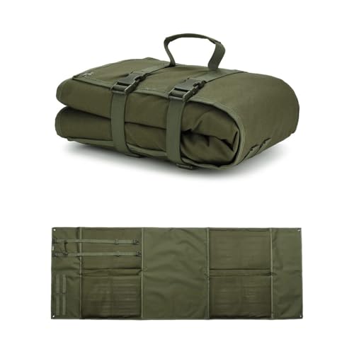 Tactical Shooting Mat Prone Padded 79" Extra Long, Extra Large Hunting Shooting Mats for Outdoor Training Shooters Range Rifle, Roll Up Portable Waterproof Non-Slip Durable Shooting Rest - color: Green