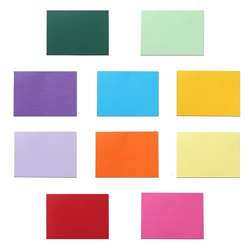 Guakicae 150 Sheets 10 Assorted Colors Cardstock 5 x 7 Heavyweight Paper, 300gsm/110lb Premium Flat Card Stock Craft Paper for DIY Card Making, Wedding Invitations, Thank You Cards, Recipe Cards - color: Multicolor, size: 5x7-150pcs