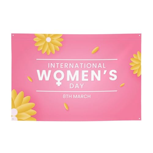 International Women's Day 2026 Backdrops 47 * 71 Inches Holiday Party Photography Background Indoor Outdoor Festival Photo Banner Booth Props Wall Decoration - color: Blue
