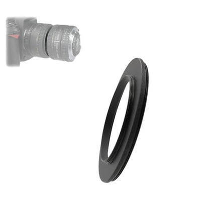Aluminum Male to Male Lens Adapter Ring for Macro Photography 49-49mm, 49-52mm, 49-55mm, 49-58mm, 49-62mm, 49-67mm, 49-77mm, 49-82mm (49-67mm) - size: 49-67mm