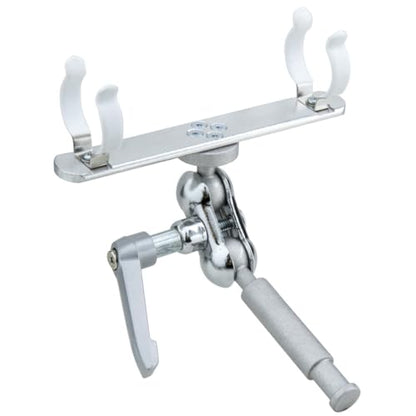 Kupo Kino Flo Fluorescent Lamp Holder with Double Spring Steel Clips and Swivel Ball Joint for Grip Head Mounting in Photography and Video Lighting (KG400712)