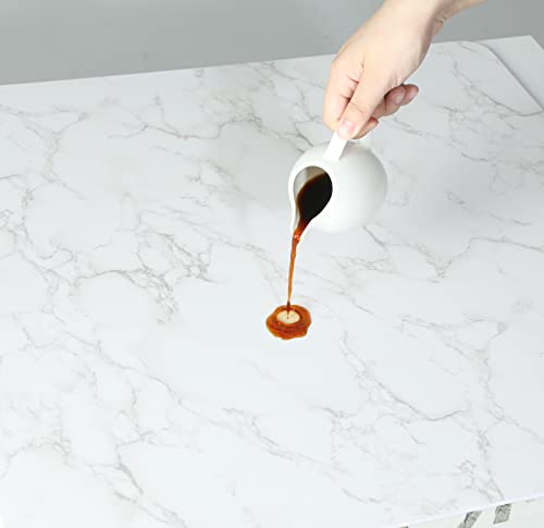 2 PCS Boards Photo Backdrop 2 Marbles Texture for Flat Lay, Food Photography Background 24x24 Inch, BEIYANG (Marble+Marble) … - color: Marble + Marble 24x24