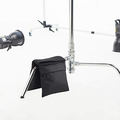 Amazon Basics Photography Sand Bags for Light Stands with Handle, 4-Pack, Black