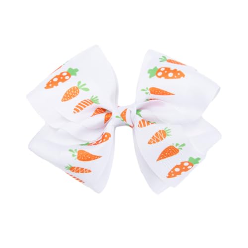 Baby Girls Carrot Hair Clips Pin Easter Bunny HairClips Carrot Hair Barrettes Pin JHE27 (Big Bow) - color: Big Bow